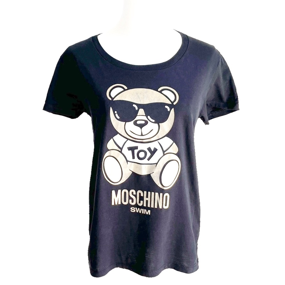MOSCHINO Swim T-shirt Teddy Bear Toy Short Sleeve Top